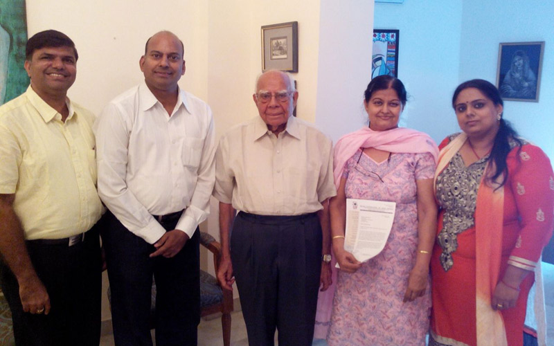 NAD Team & AIFDW Team met Senior Advocate Ram Jethmalani