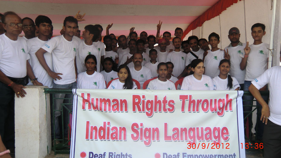 55th International Week of The Deaf Celebrations 2012, Deaf Awareness March