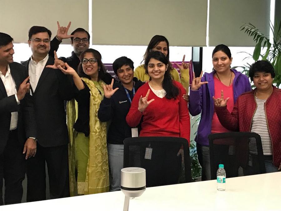 Microsoft Corporation (India) Pvt. Ltd. collaborated with NAD for organising an event.